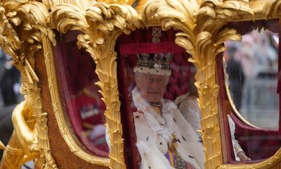 Nothing but drizzle was permitted to rain on this parade. So why did Charles look so glum?