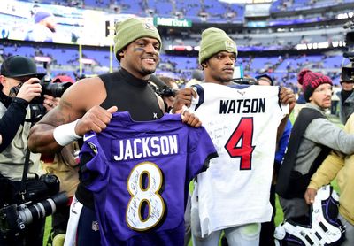 Where does Deshaun Watson’s average salary rank among QBs after Lamar Jackson extension?