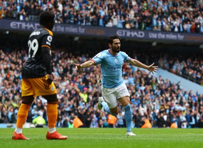 Gundogan brace against Leeds takes Man City four points clear