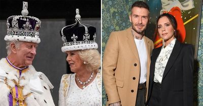 Royal fans David and Victoria Beckham nowhere to be seen at King's Coronation