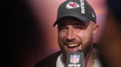 Travis Kelce Shares Truth About Video of Him Drinking From, Spiking Lombardi Trophy