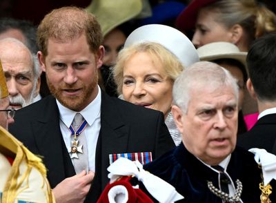 Prince Harry an odd man out at father's coronation spectacle