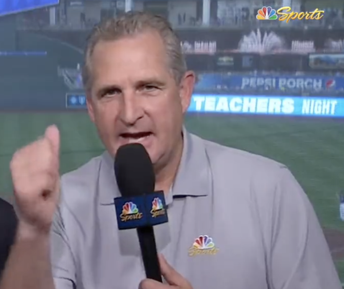 Baseball announcer apologises for accidentally saying…