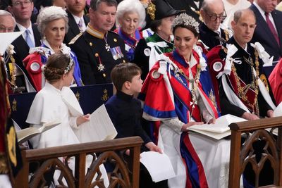 Princess of Wales shows parenting skills amid coronation pageantry