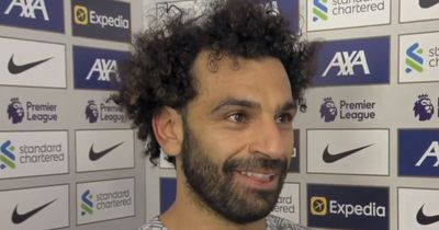 Mohamed Salah makes Liverpool claim after new record and words with Brentford goalkeeper