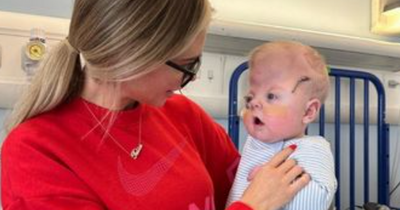 Aaron Chalmers' ex shares first pictures of son and opens up on 'tough' few months