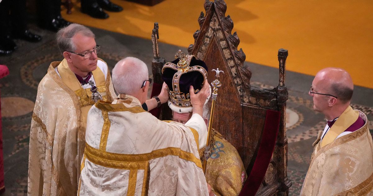 Crowning glory for King Charles as Abbey ceremony…