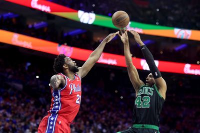 Did an errant laugh help fuel Al Horford’s big night vs. the Philadelphia 76ers in Game 3?