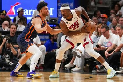 Butler returns as Heat down Knicks for NBA series lead