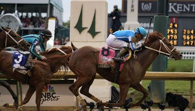Amid tragedy, Mage rallies to win Kentucky Derby, edging Chicago’s Two Phil’s