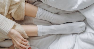 Vile warning to anyone who wears socks in bed