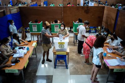 Thai voters cast early ballots one week before election