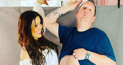 Rate My Takeaway star Danny Malin steals the show in his partner’s bump-to-baby shoot