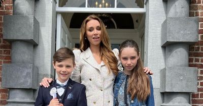 Una Healy stuns in glamorous outfit as she celebrates son's communion