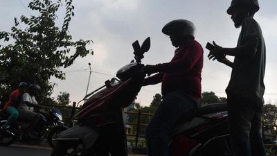 Woman riding pillion without helmet on bike taxi dies in accident on Anna Salai