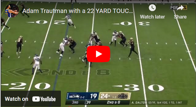 Check out these highlights of new Broncos TE Adam Trautman