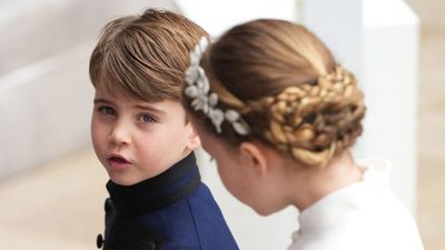 Why Prince Louis briefly disappeared during the coronation ceremony