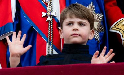 The adorable prince who reinvented the royal wave... how Louis stole the show again