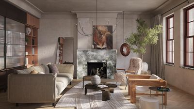 10 living rooms with limewash walls that prove that this textural wall finish is the perfect cozy-but-chic finishing touch