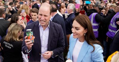 Kate Middleton sips gin and William sneaks off with aptly-named beer at Coronation party