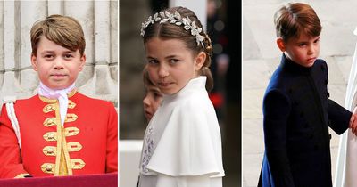 Touching detail in Louis, Charlotte and George's Coronation outfits honours grandfather