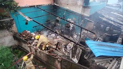 Two persons suffer severe burns in fire accident at firecracker godown in Walajah