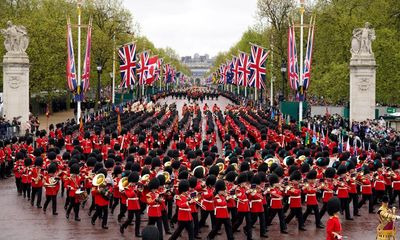 Bearskins but no drones: did coronation parade reflect modern UK military?