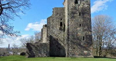 Glasgow's only medieval castle located in a housing estate with spectacular views of the city