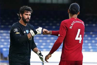 Liverpool defender Virgil van Dijk talks up ‘big leader’ Alisson Becker