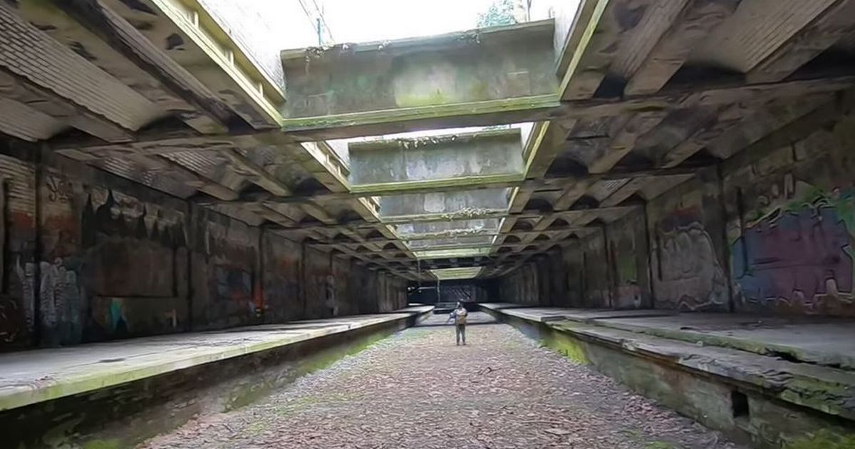 Abandoned Glasgow railway tunnels filmed by team of…