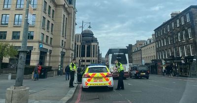 Edinburgh police race to reports of a 'disturbance' at Festival Square