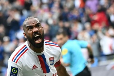 Lacazette hits four to inspire Lyon and overtake Mbappe