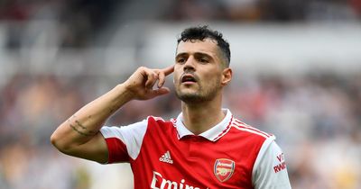 Arsenal star Granit Xhaka receives glowing praise for 'moment of the match' against Newcastle