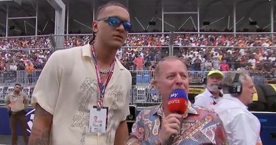 Martin Brundle sends F1 fans wild with "perfect full circle moment" on Miami GP grid walk