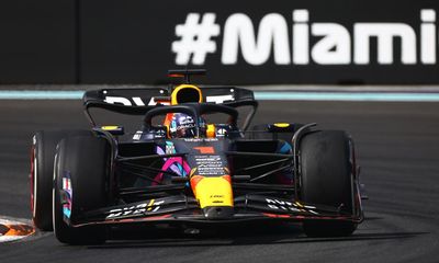 Max Verstappen hunts down Sergio Pérez to claim victory in Miami F1 GP