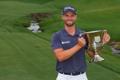 Wyndham Clark ‘a little choked up’ after claiming first PGA Tour win