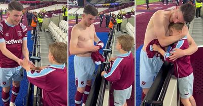 Declan Rice breaks promise to Marcus Rashford to fulfil classy gesture to crying fan
