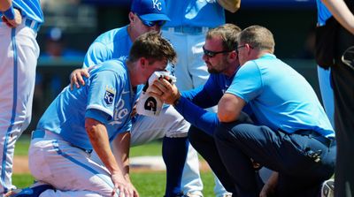 Royals Pitcher Under Evaluation After Getting Hit in Face by Line Drive