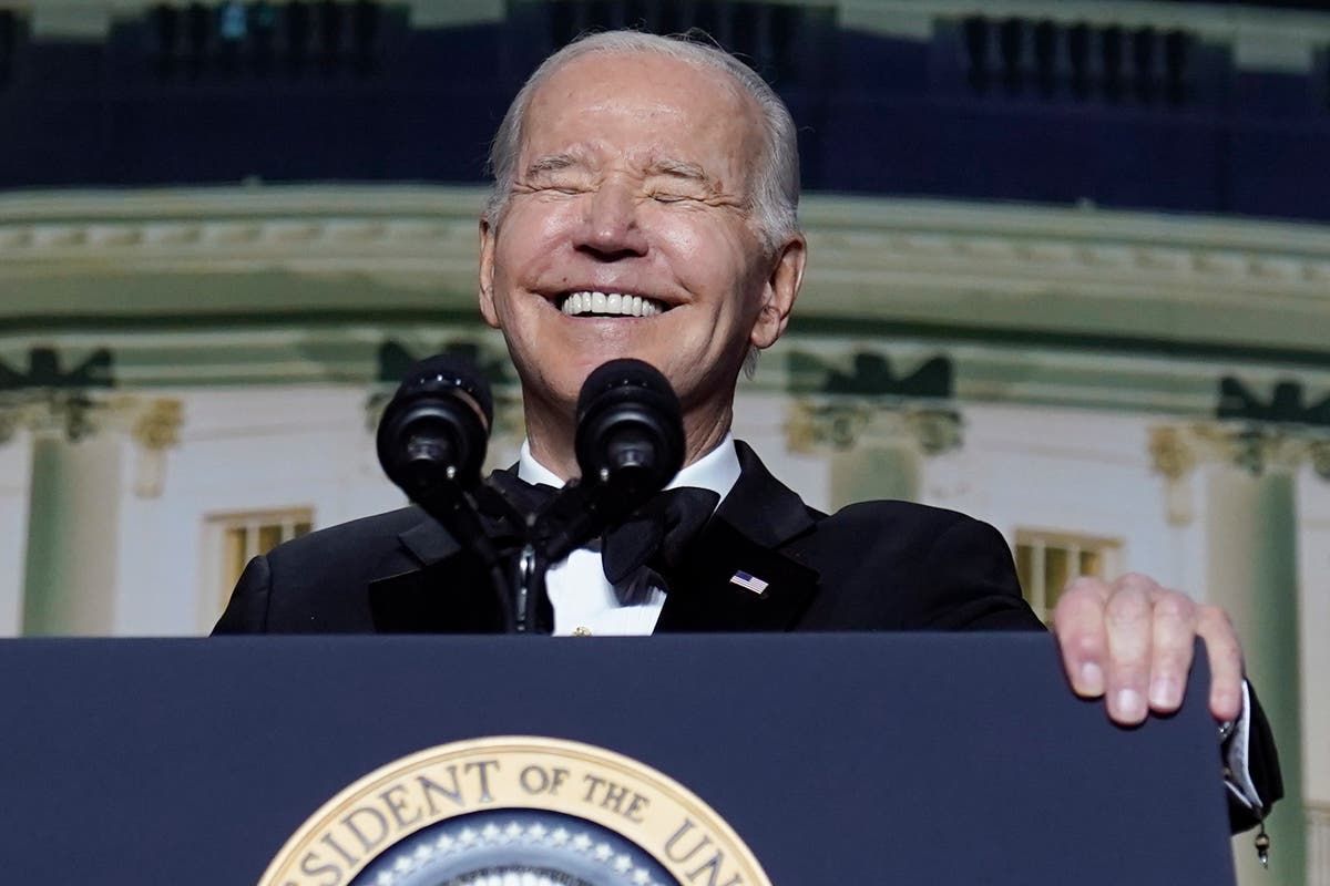 ‘My career of 280 years’ Biden jokes off 2024 age…