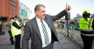 Ange Postecoglou delivers on Celtic promise as he bursts with pride after 'throwing some words out' during title party
