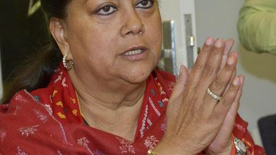 Outrageous and untrue: Vasundhara Raje on Ashok Gehlot’s claim that she saved his govt. in 2020