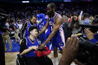 76ers player James Harden invited a Michigan State shooting victim to a playoff game