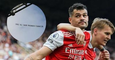 Xhaka's dark arts and Saudi protest banner - moments missed in Newcastle's Arsenal defeat
