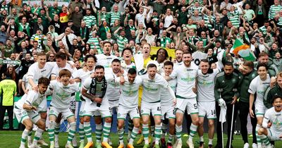 Thousands of Celtic fans gather at stadium to greet back-to-back champions
