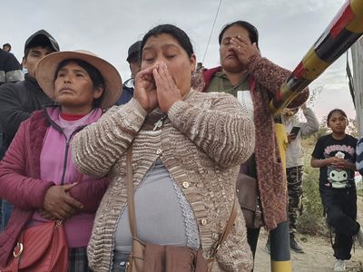 Dozens are reported dead from a fire deep in a gold mine in Peru