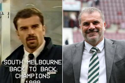 South Melbourne share Ange Postecoglou throwback footage as they congratulate Celtic