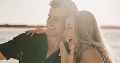 Jayden Brailey engaged to sweetheart Liliana Brogan in romantic sunset proposal