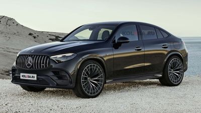 2024 Mercedes-AMG GLC 63 Coupe Rendered After Recent Spy Photos