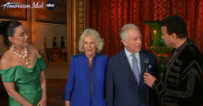 King Charles and Queen Camilla appear on American Idol