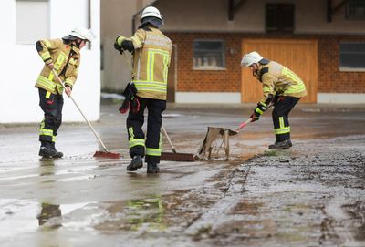 Heavy rains lead to flooded roads, basements in Germany